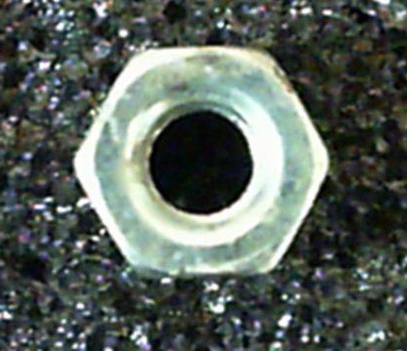 LOCKNUT, NYLON M3x 0.5" ZN