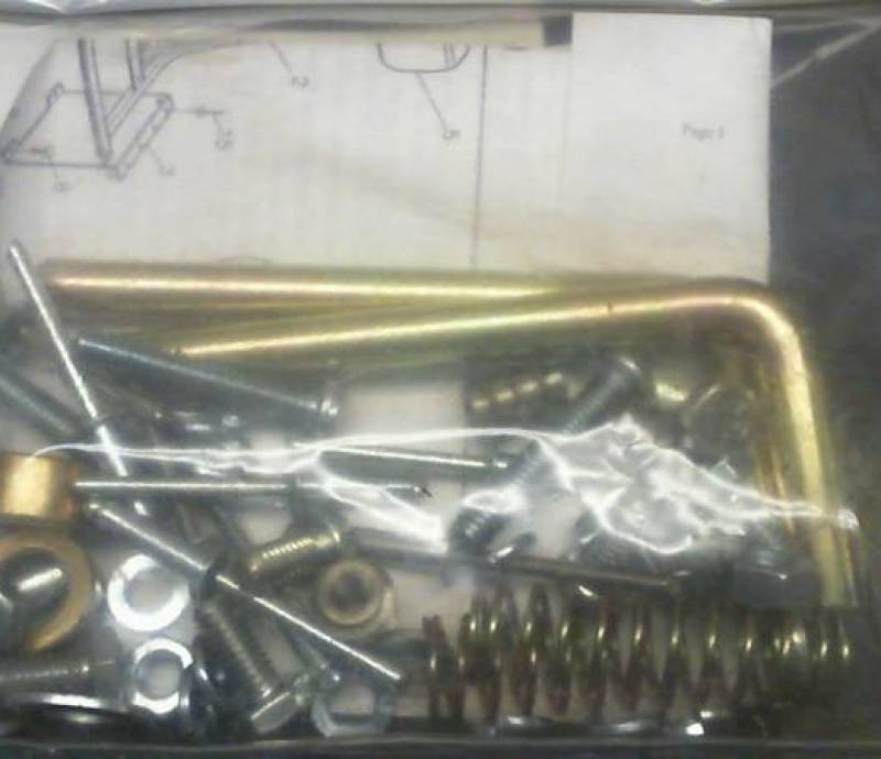 HARDWARE, REAR BENCH SEAT KIT