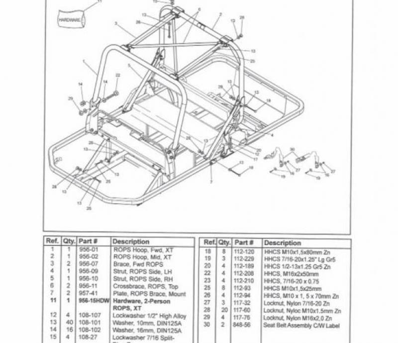 ACC, XT ROPS, 2 PERSON