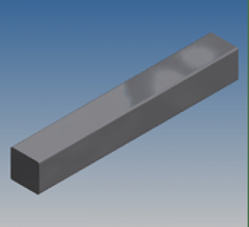 KEY, 1/4 x 1/4 x 1 3/4 45Rc