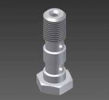 BOLT, BANJO, M10X1.0, DOUBLE