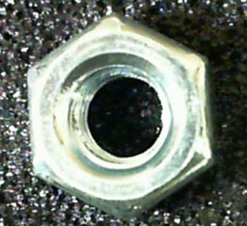 NUT, FIN HEX 1/4-20 ZINC