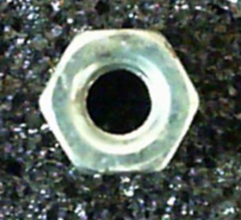 LOCKNUT, NYLON M3x 0.5" ZN