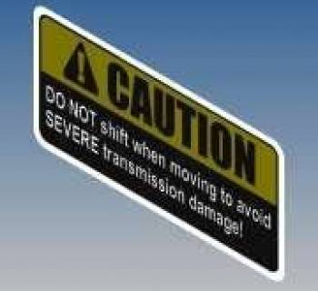 LABEL, SHIFT WARNING