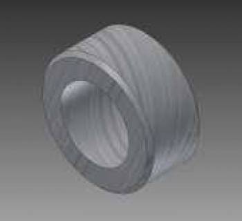 SPACER, .39 x .63 x .295 ZINC