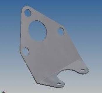 BRACKET, LCD GAUGE - PAINTED