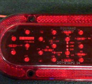 LIGHT, BRAKE/TAIL LED OVAL