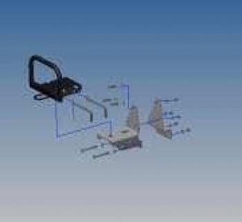 ACC, FRONT WINCH MOUNT - XT