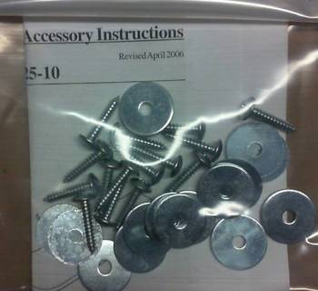 HARDWARE, MUDFLAP KIT