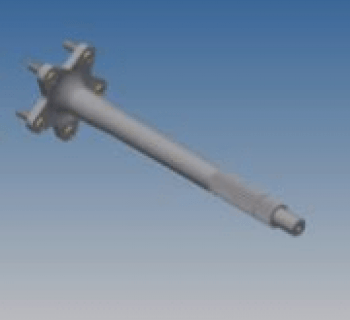 ASM, AXLE FORGED - FR/RR