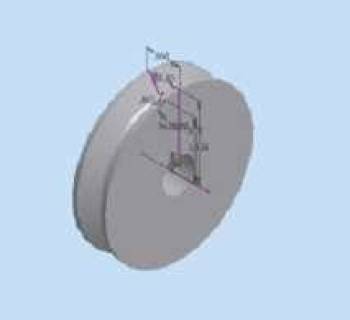 PULLEY, PARKING BRAKE CABLE