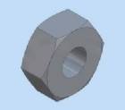 LOCKNUT, NYLON M3x 0.5" ZN